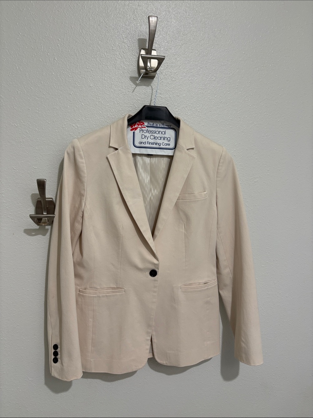 Banana Republic Cream Single-Button Women's Blazer